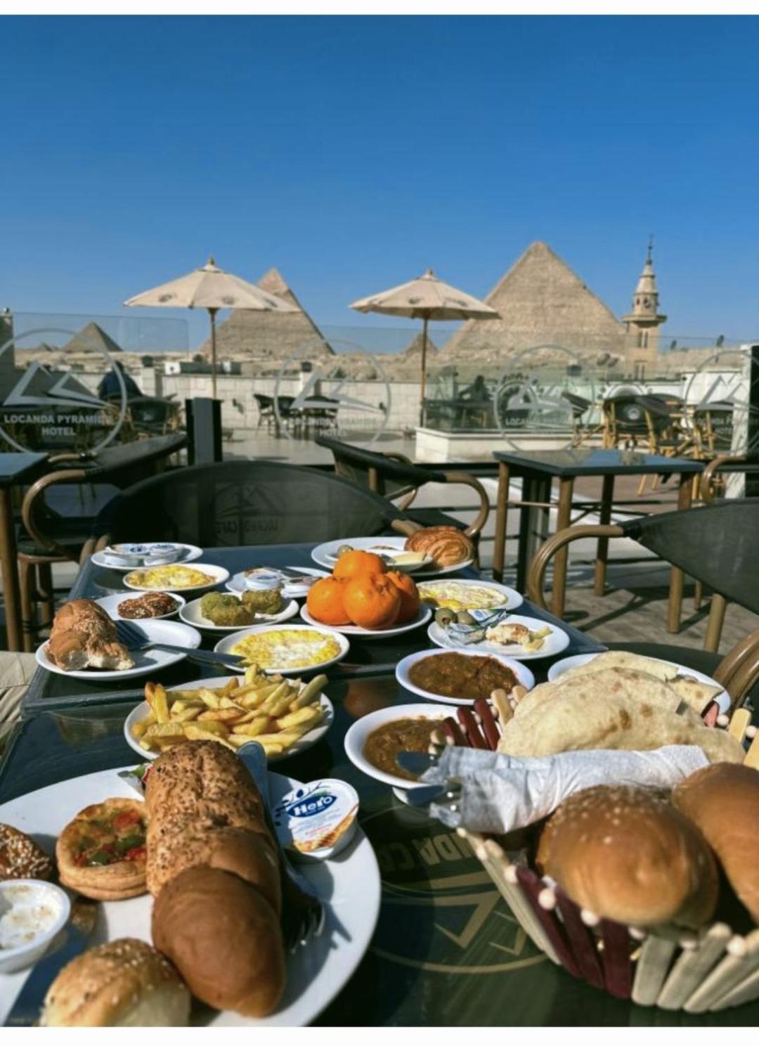 Locanda Pyramids Hotel Kafrat al Jabal Exterior foto